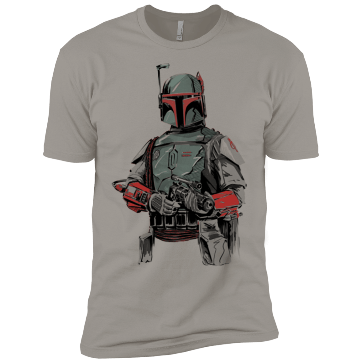 T-Shirts Light Grey / YXS Mandalorian Bounty Hunter Boys Premium T-Shirt