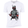 T-Shirts White / YXS Mandalorian Bounty Hunter Boys Premium T-Shirt