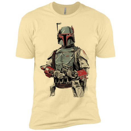 T-Shirts Banana Cream / X-Small Mandalorian Bounty Hunter Men's Premium T-Shirt