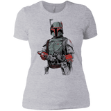 T-Shirts Heather Grey / X-Small Mandalorian Bounty Hunter Women's Premium T-Shirt