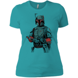 T-Shirts Tahiti Blue / X-Small Mandalorian Bounty Hunter Women's Premium T-Shirt