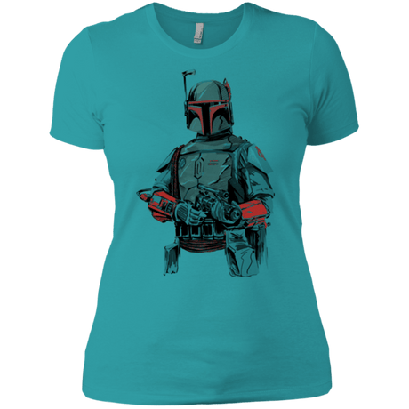 T-Shirts Tahiti Blue / X-Small Mandalorian Bounty Hunter Women's Premium T-Shirt