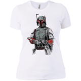 T-Shirts White / X-Small Mandalorian Bounty Hunter Women's Premium T-Shirt