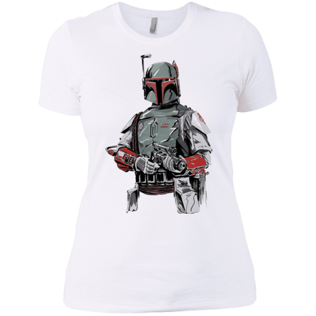 T-Shirts White / X-Small Mandalorian Bounty Hunter Women's Premium T-Shirt