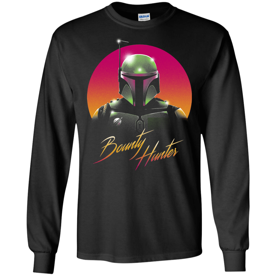 T-Shirts Black / S Mandalorian Hunter Men's Long Sleeve T-Shirt