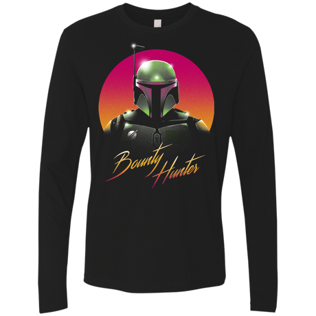 T-Shirts Black / S Mandalorian Hunter Men's Premium Long Sleeve