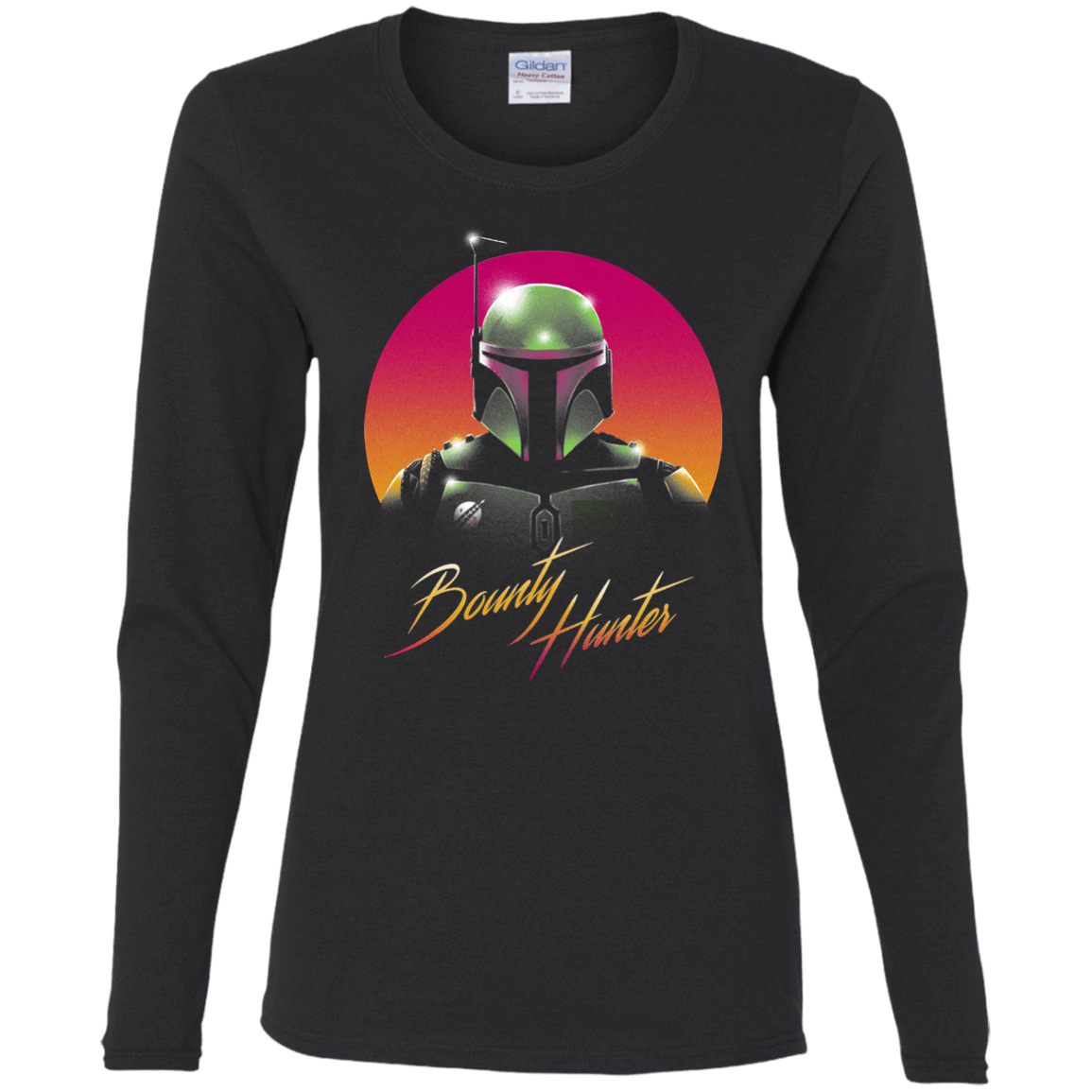 T-Shirts Black / S Mandalorian Hunter Women's Long Sleeve T-Shirt