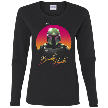 T-Shirts Black / S Mandalorian Hunter Women's Long Sleeve T-Shirt