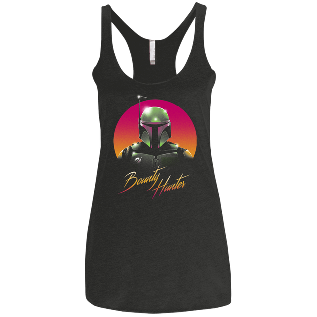 T-Shirts Vintage Black / X-Small Mandalorian Hunter Women's Triblend Racerback Tank