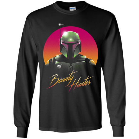 T-Shirts Black / YS Mandalorian Hunter Youth Long Sleeve T-Shirt