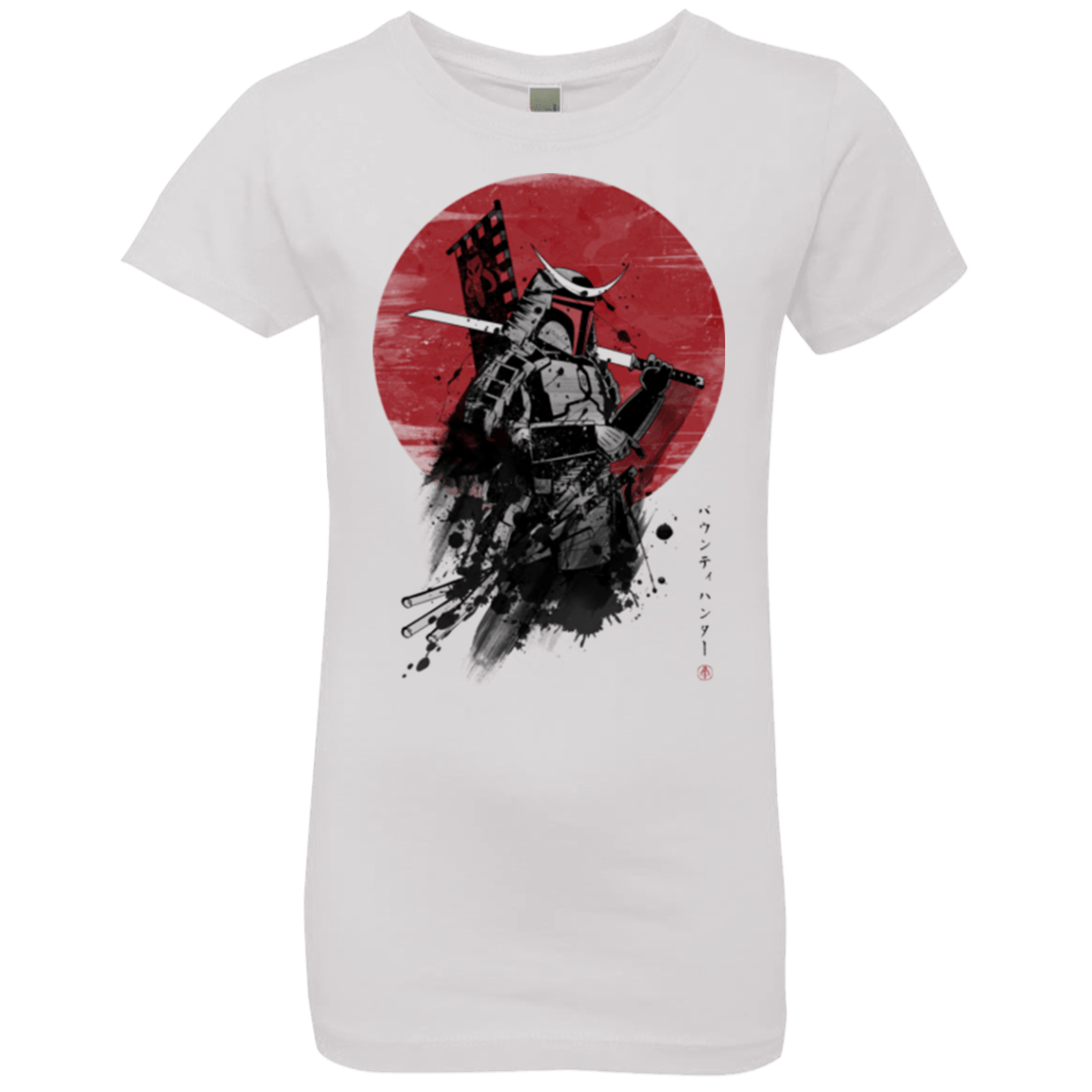 T-Shirts White / YXS Mandalorian Samurai Girls Premium T-Shirt