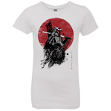 T-Shirts White / YXS Mandalorian Samurai Girls Premium T-Shirt