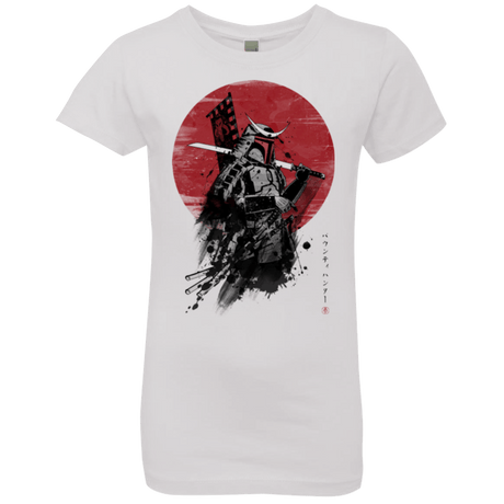 T-Shirts White / YXS Mandalorian Samurai Girls Premium T-Shirt