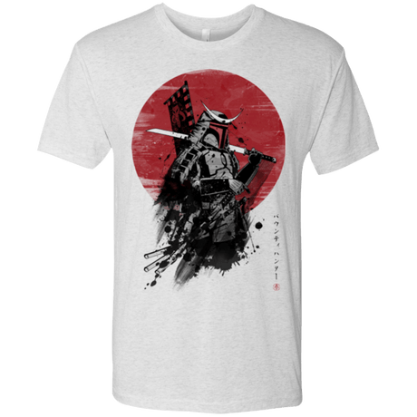 T-Shirts Heather White / Small Mandalorian Samurai Men's Triblend T-Shirt