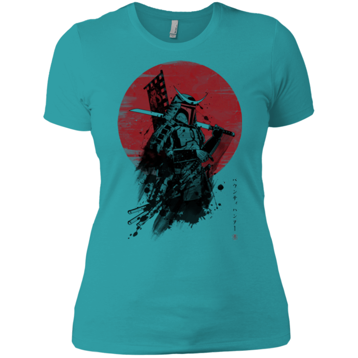 T-Shirts Tahiti Blue / X-Small Mandalorian Samurai Women's Premium T-Shirt
