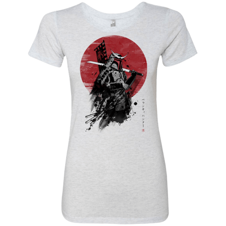 T-Shirts Heather White / Small Mandalorian Samurai Women's Triblend T-Shirt