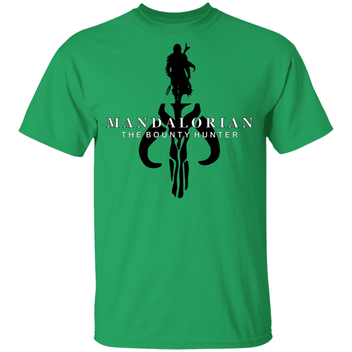 T-Shirts Irish Green / YXS Mandalorian The Bounty Hunter Youth T-Shirt