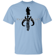 T-Shirts Light Blue / YXS Mandalorian The Bounty Hunter Youth T-Shirt