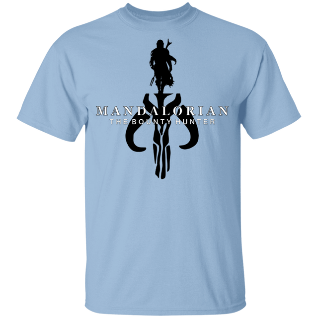 T-Shirts Light Blue / YXS Mandalorian The Bounty Hunter Youth T-Shirt
