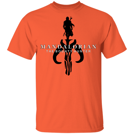T-Shirts Orange / YXS Mandalorian The Bounty Hunter Youth T-Shirt