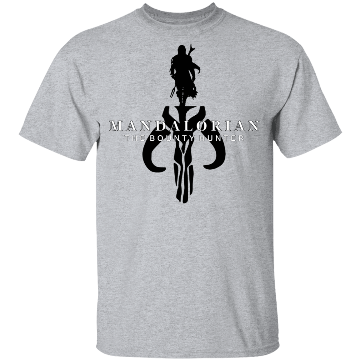T-Shirts Sport Grey / YXS Mandalorian The Bounty Hunter Youth T-Shirt