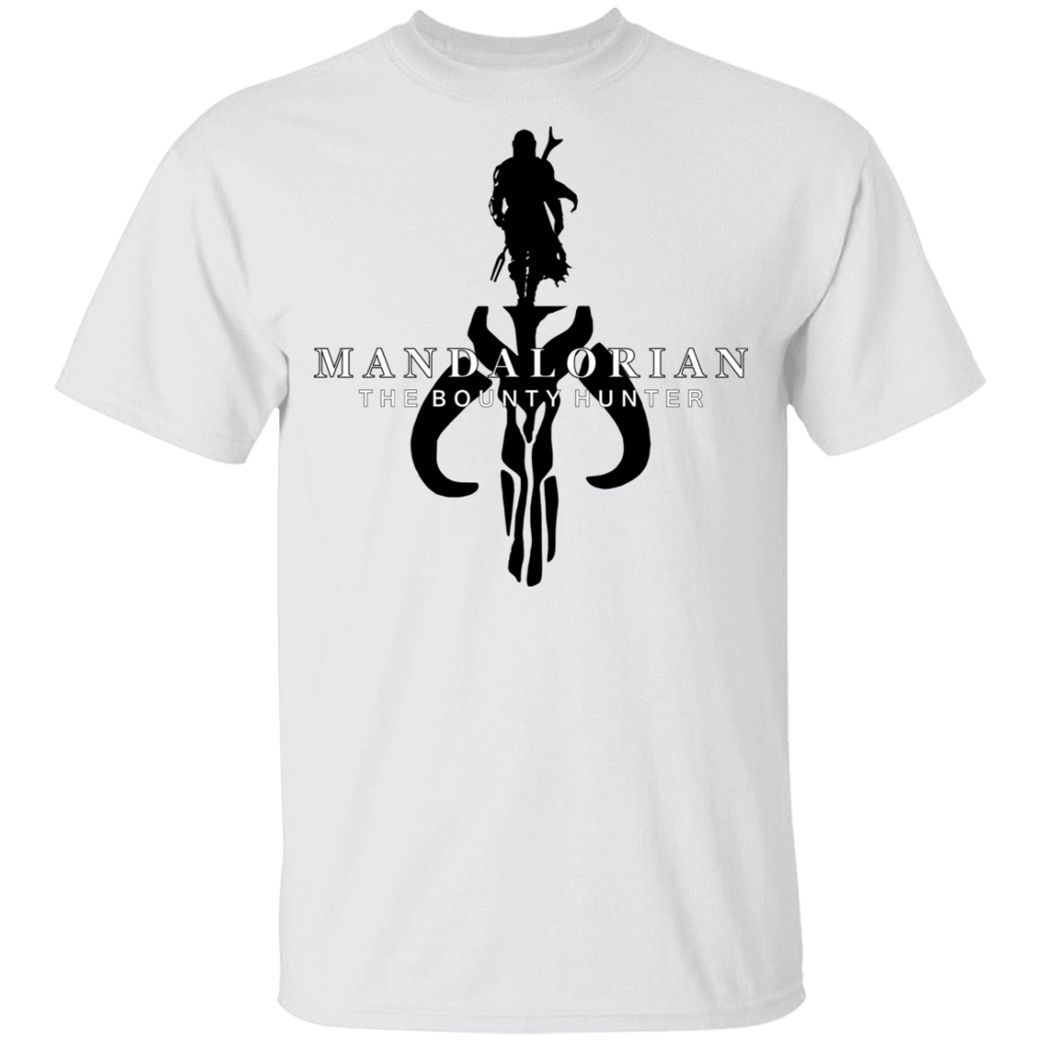 T-Shirts White / YXS Mandalorian The Bounty Hunter Youth T-Shirt