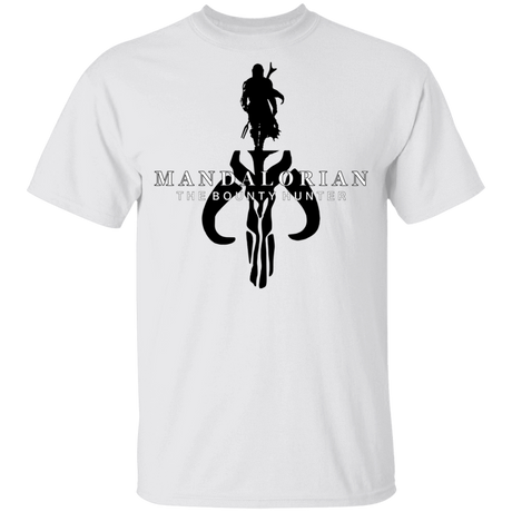 T-Shirts White / YXS Mandalorian The Bounty Hunter Youth T-Shirt