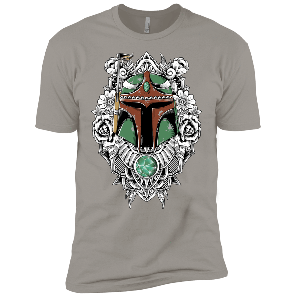 T-Shirts Light Grey / YXS Mandalorian Warrior Boys Premium T-Shirt