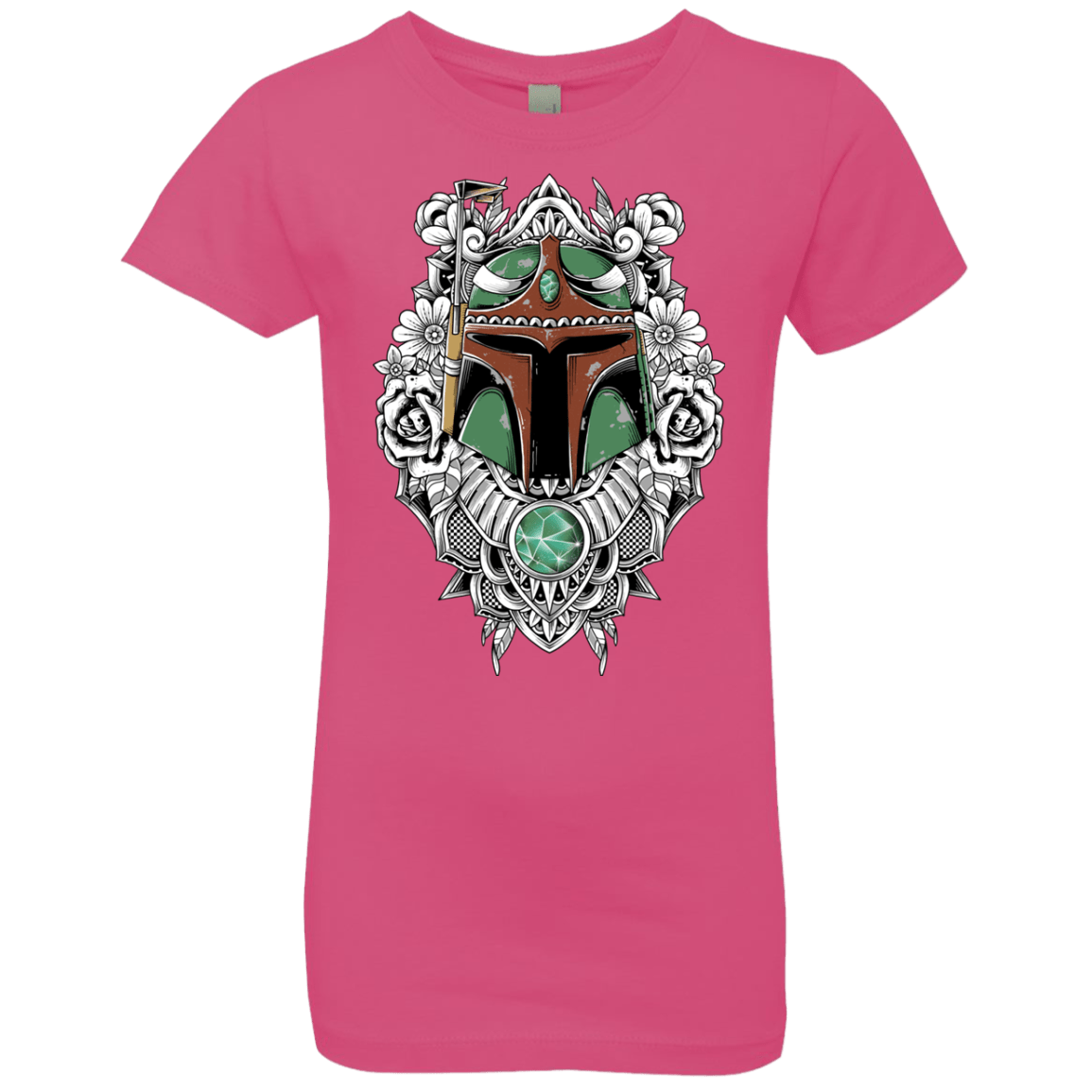 T-Shirts Hot Pink / YXS Mandalorian Warrior Girls Premium T-Shirt