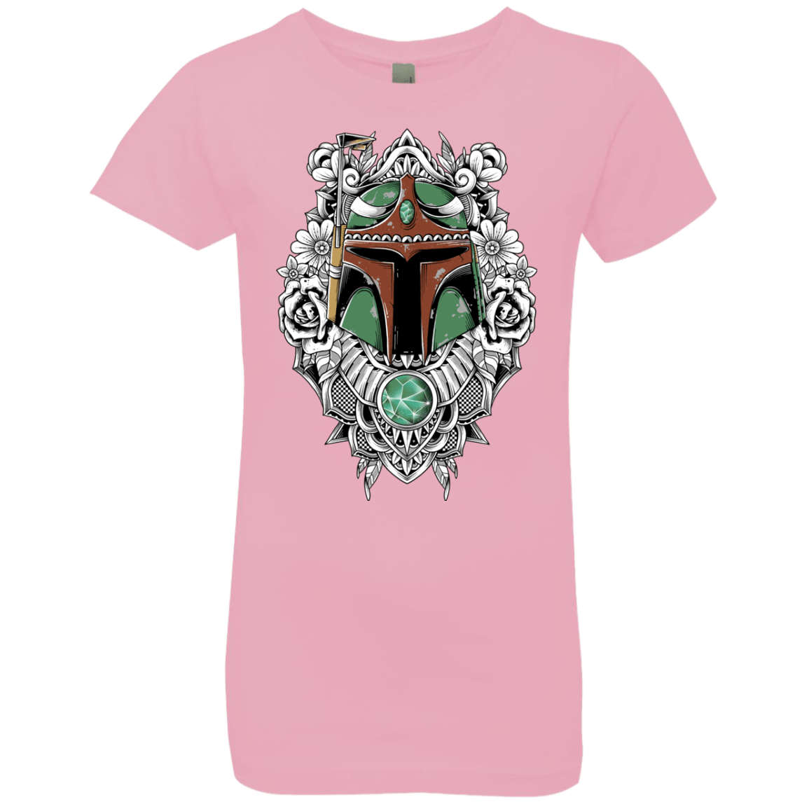 T-Shirts Light Pink / YXS Mandalorian Warrior Girls Premium T-Shirt