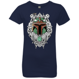 T-Shirts Midnight Navy / YXS Mandalorian Warrior Girls Premium T-Shirt