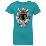 T-Shirts Tahiti Blue / YXS Mandalorian Warrior Girls Premium T-Shirt