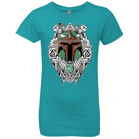 T-Shirts Tahiti Blue / YXS Mandalorian Warrior Girls Premium T-Shirt