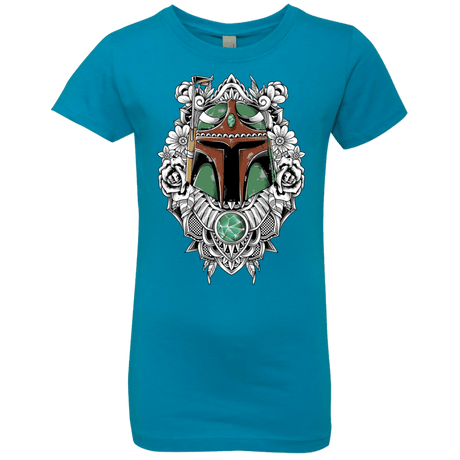T-Shirts Turquoise / YXS Mandalorian Warrior Girls Premium T-Shirt