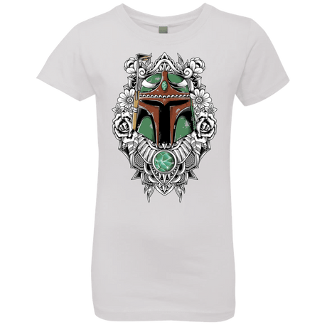 T-Shirts White / YXS Mandalorian Warrior Girls Premium T-Shirt