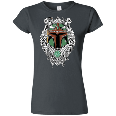 T-Shirts Charcoal / S Mandalorian Warrior Junior Slimmer-Fit T-Shirt
