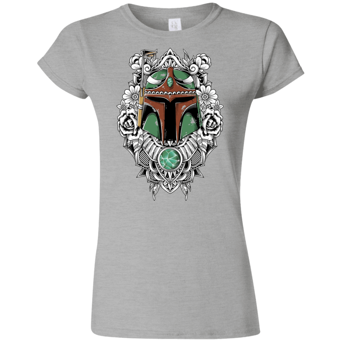 T-Shirts Sport Grey / S Mandalorian Warrior Junior Slimmer-Fit T-Shirt