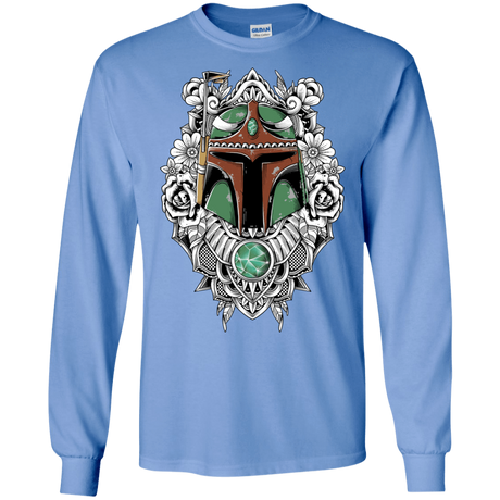 T-Shirts Carolina Blue / S Mandalorian Warrior Men's Long Sleeve T-Shirt