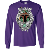 T-Shirts Purple / S Mandalorian Warrior Men's Long Sleeve T-Shirt