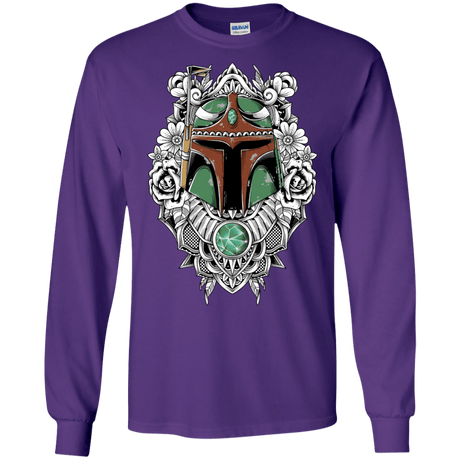 T-Shirts Purple / S Mandalorian Warrior Men's Long Sleeve T-Shirt