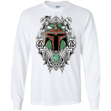 T-Shirts White / S Mandalorian Warrior Men's Long Sleeve T-Shirt