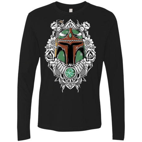 T-Shirts Black / S Mandalorian Warrior Men's Premium Long Sleeve