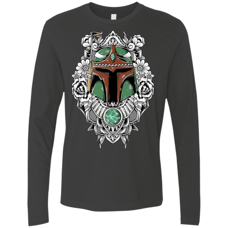 T-Shirts Heavy Metal / S Mandalorian Warrior Men's Premium Long Sleeve