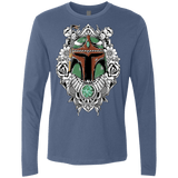 T-Shirts Indigo / S Mandalorian Warrior Men's Premium Long Sleeve