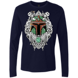 T-Shirts Midnight Navy / S Mandalorian Warrior Men's Premium Long Sleeve