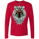 T-Shirts Red / S Mandalorian Warrior Men's Premium Long Sleeve