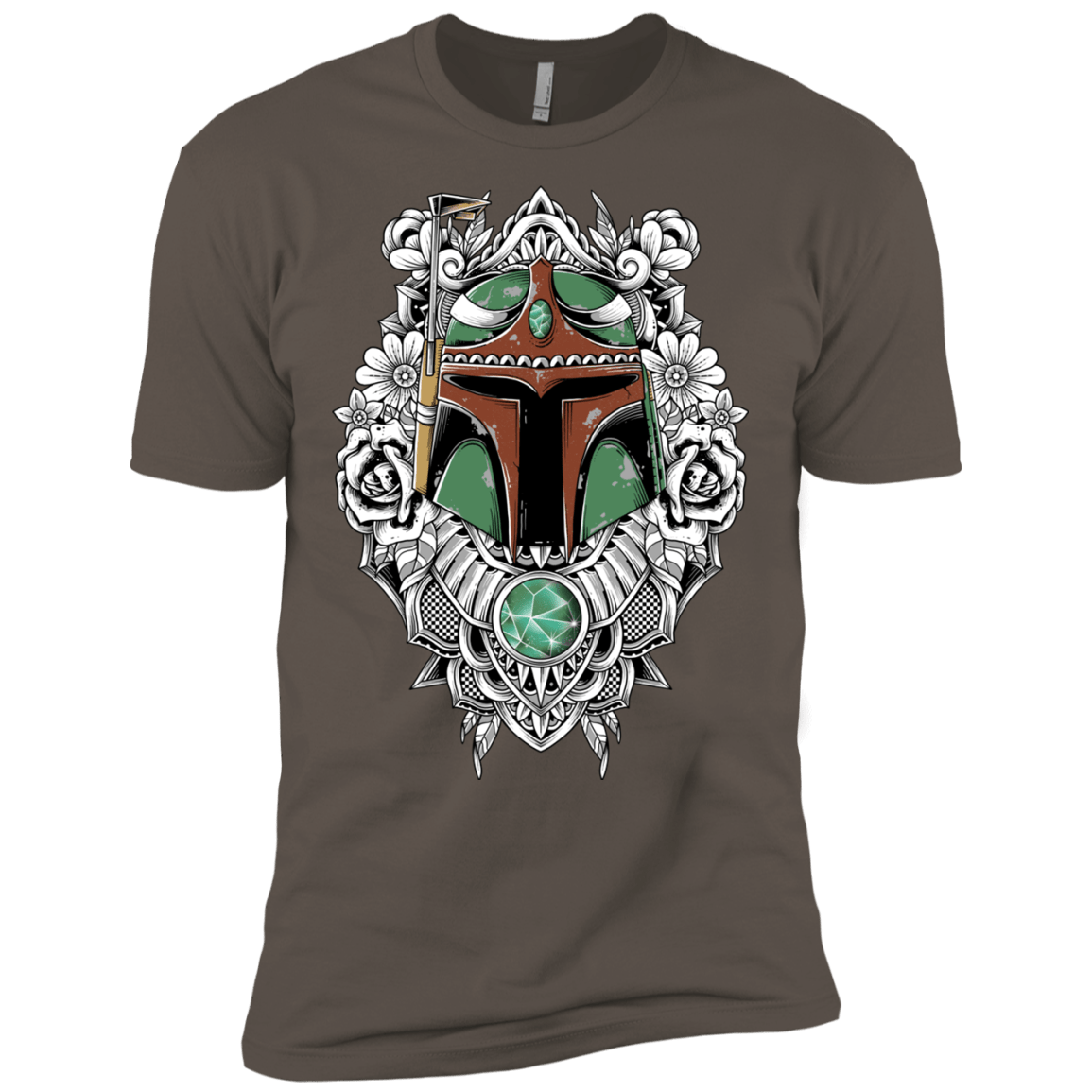 T-Shirts Warm Grey / X-Small Mandalorian Warrior Men's Premium T-Shirt