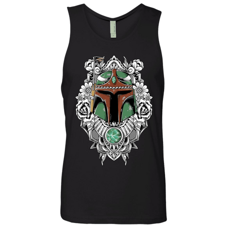 T-Shirts Black / S Mandalorian Warrior Men's Premium Tank Top