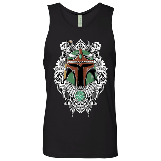 T-Shirts Black / S Mandalorian Warrior Men's Premium Tank Top