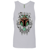 T-Shirts Heather Grey / S Mandalorian Warrior Men's Premium Tank Top